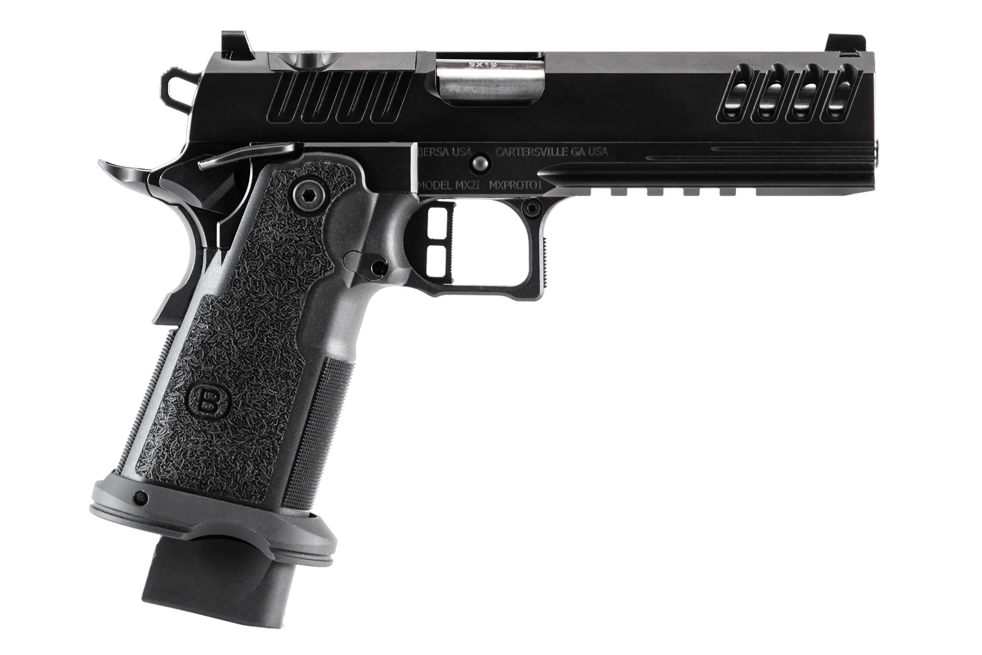 Bersa M2XI 2011 pistol optics-ready with co-witness sights
