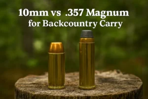 10mm vs .357 Magnum backcountry carry comparison