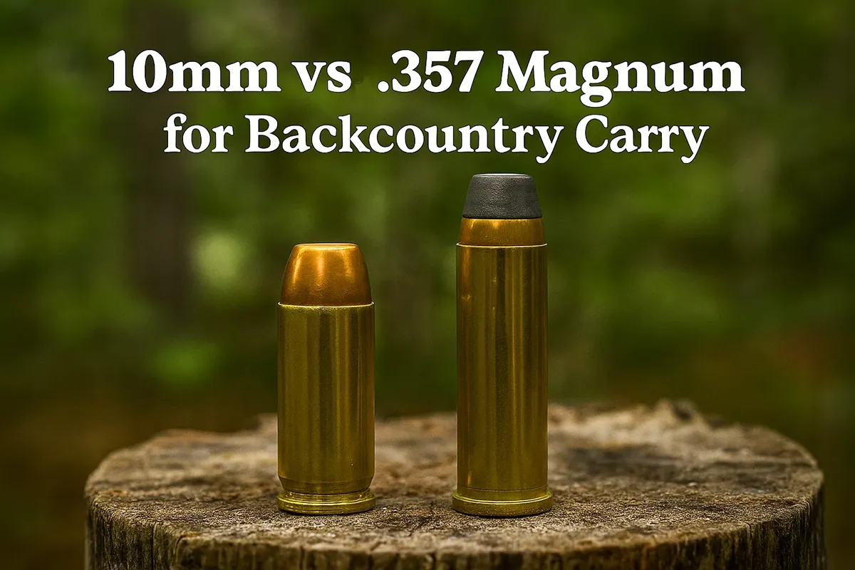 10mm vs .357 Magnum backcountry carry