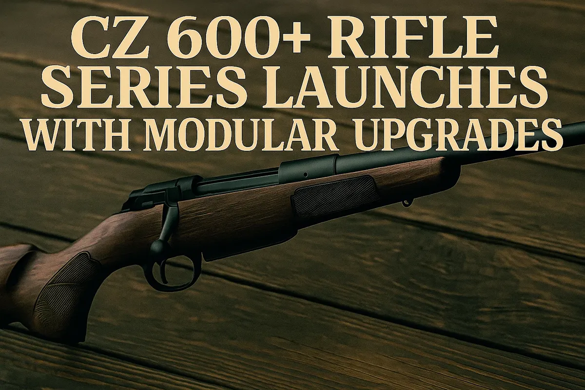 CZ 600+ rifle series — modular bolt-action rifle