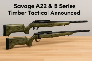 Savage A22 & B Series Timber Tactical rimfire rifles