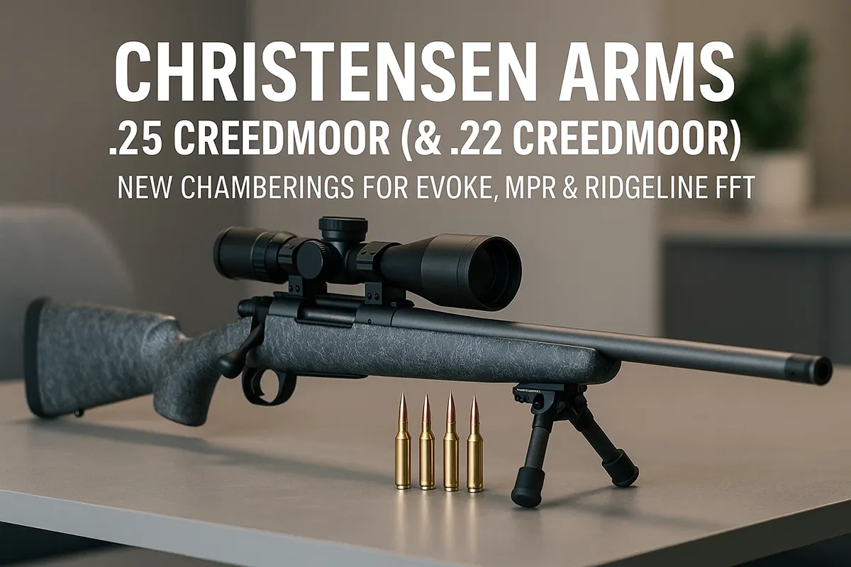 Christensen Arms 25 Creedmoor and 22 Creedmoor — Evoke, MPR, Ridgeline FFT