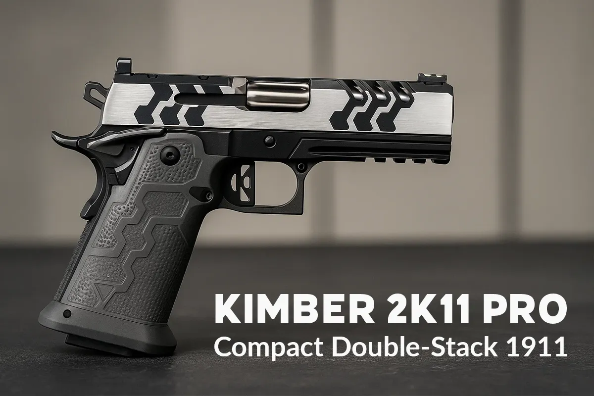 Kimber 2K11 Pro compact double-stack 1911 optics-ready — new release spotlight