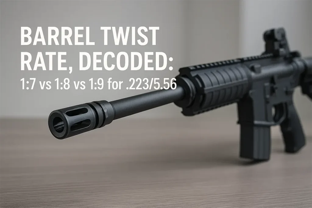 barrel twist rate explained for 223 5.56 rifles