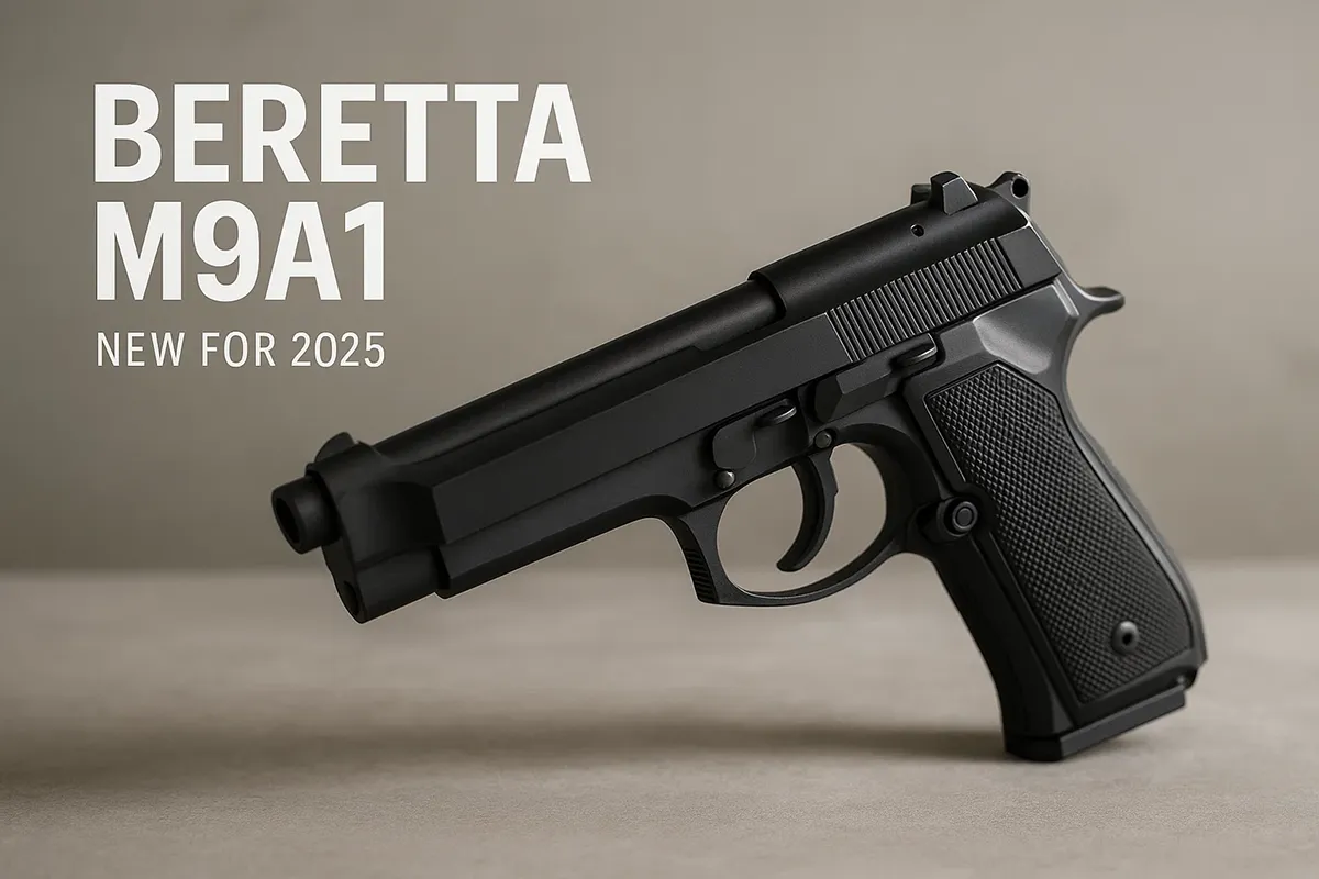 Beretta M9A1 new for 2025 full-size 9mm pistol — New Release Spotlight