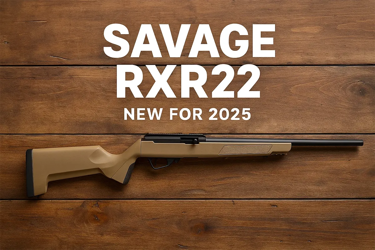 Savage RXR22 rimfire rifle new for 2025