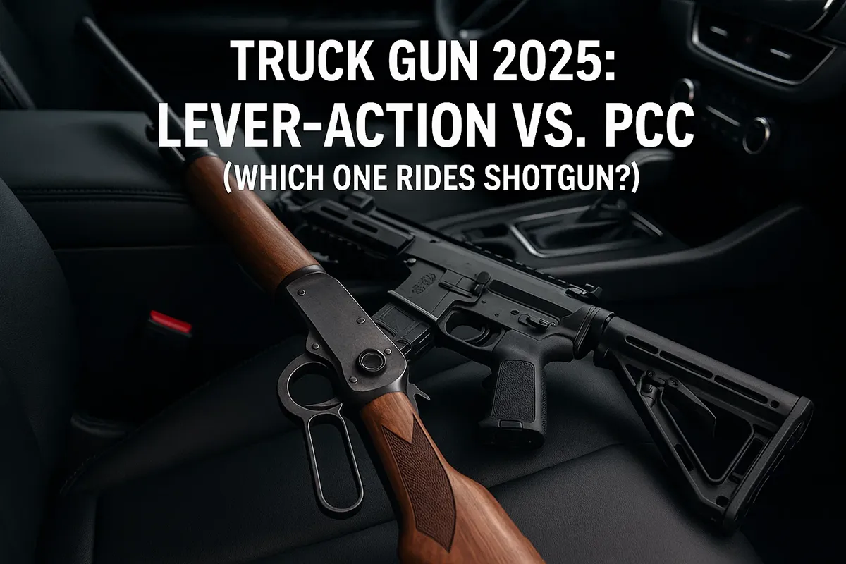 truck gun comparison: lever-action vs PCC in 2025