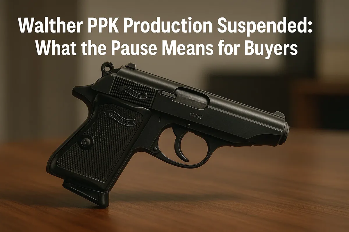 Walther PPK production suspended