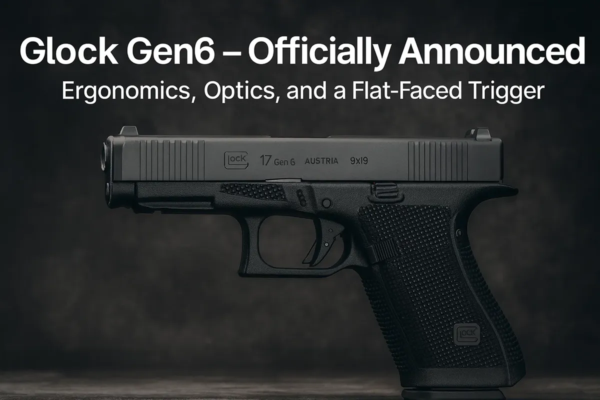 Glock Gen6 optics-ready pistols