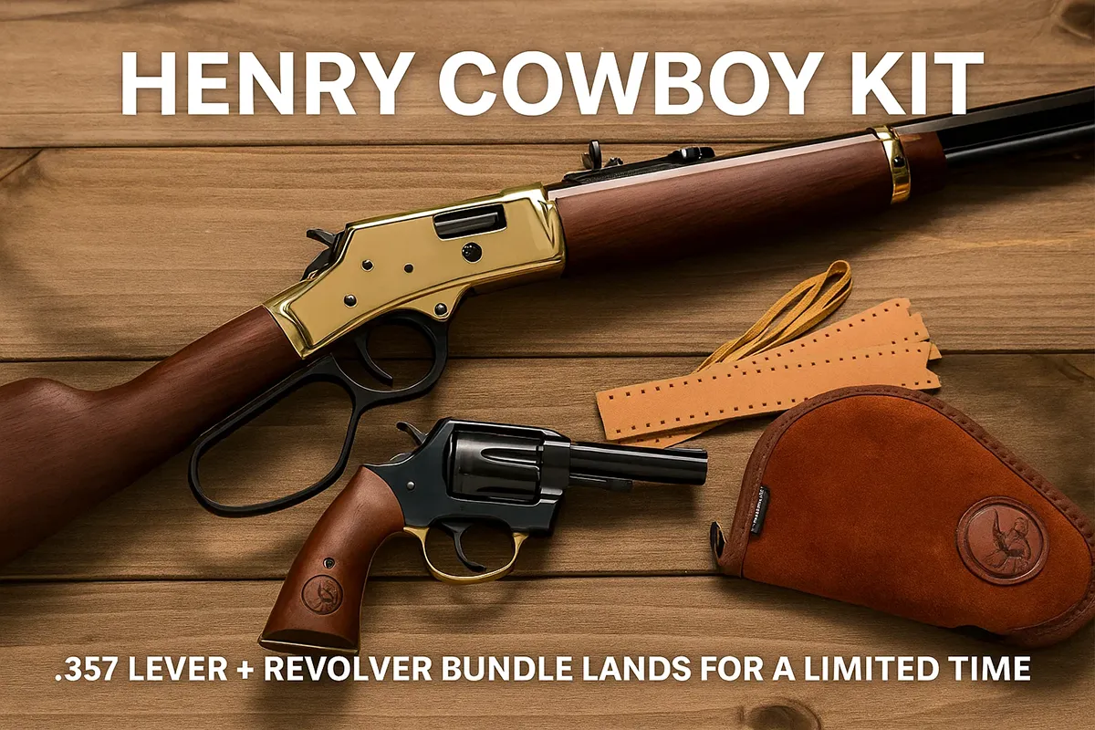 Henry Cowboy Kit limited-time bundle — lever-action carbine and Big Boy revolver in .357 Magnum