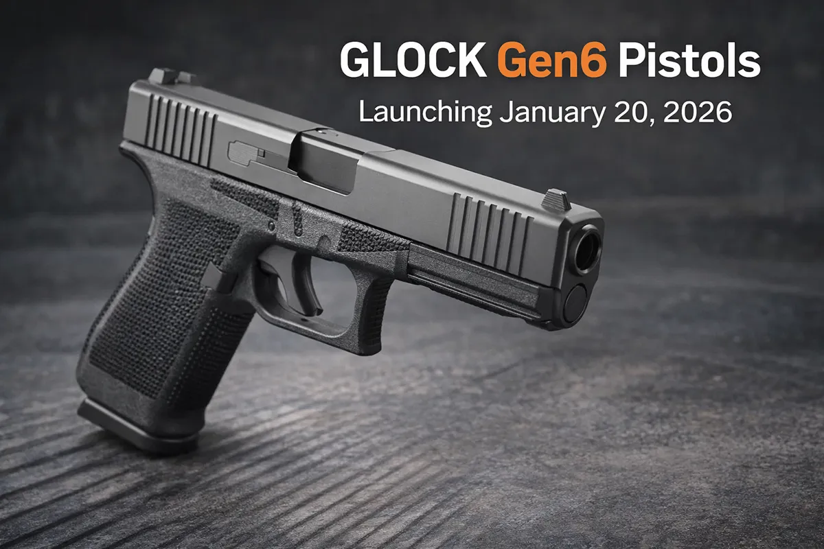 GLOCK Gen6 pistols launch date and key updates