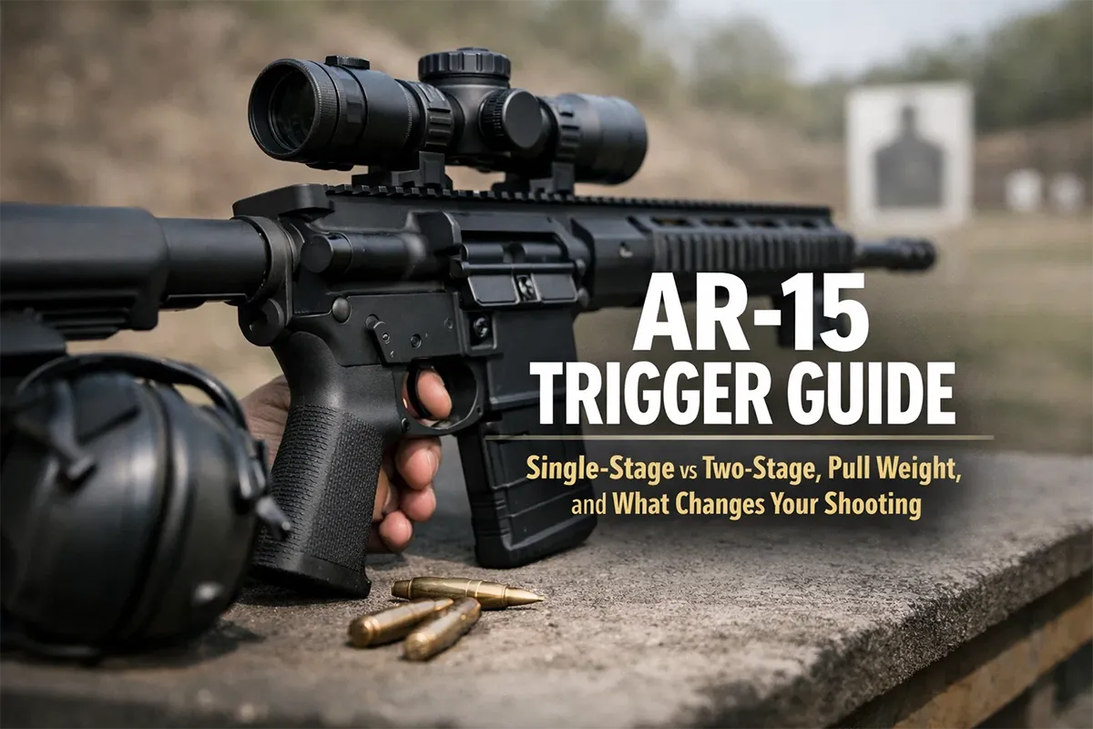 AR-15 trigger guide (2026): single-stage vs two-stage, pull weight, and reset