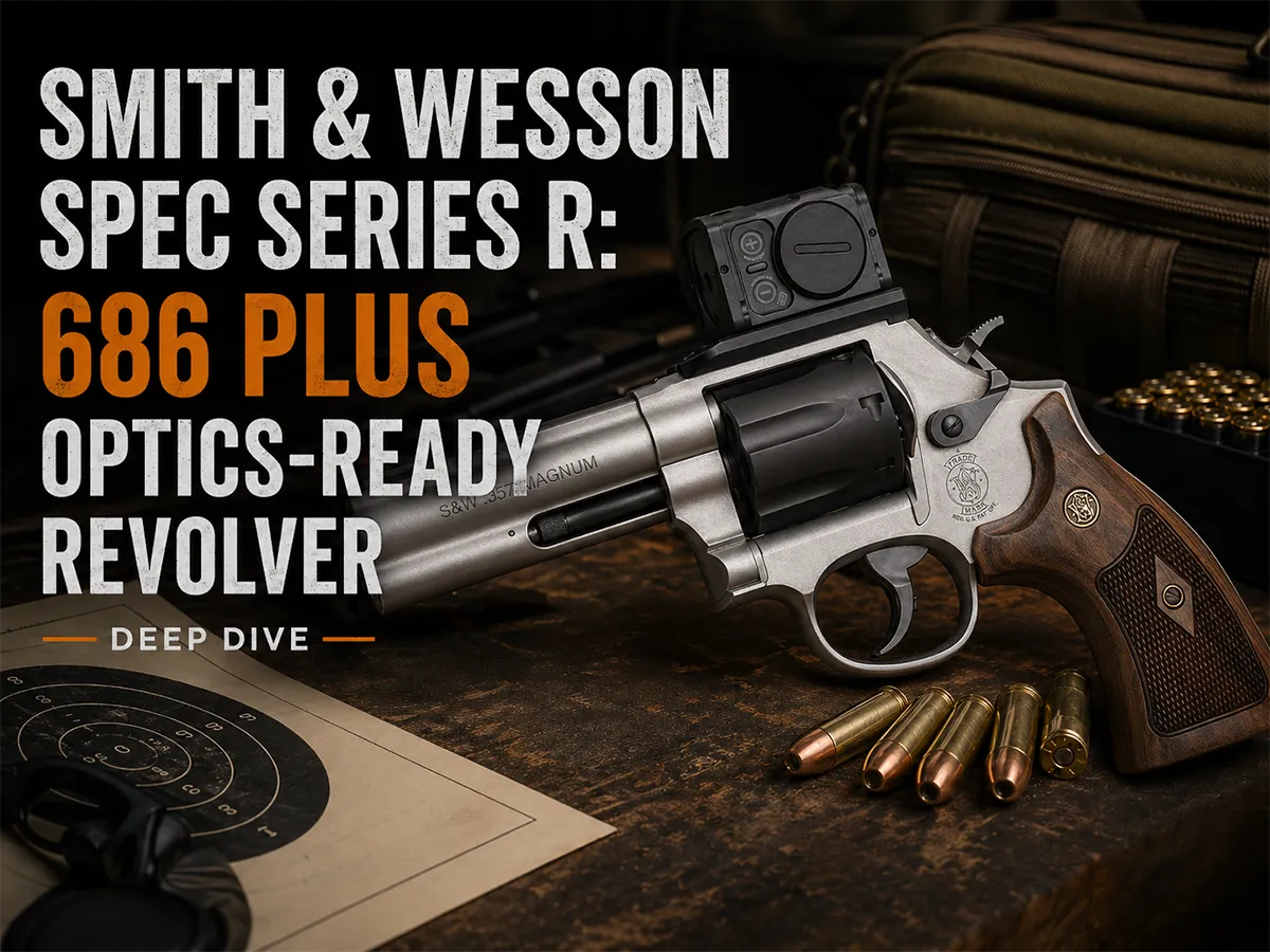 Smith & Wesson Spec Series R 686 Plus optics-ready revolver