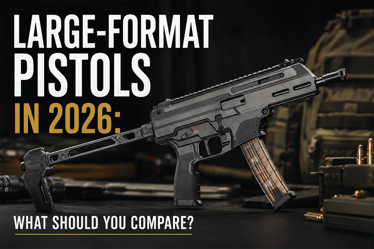 Large-Format Pistols buyer research setup
