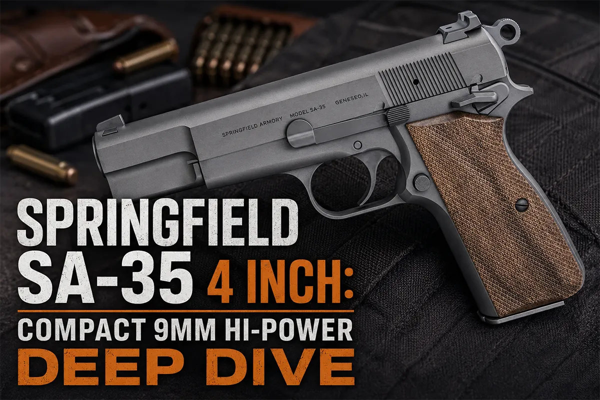 Springfield SA-35 4 inch compact 9mm pistol research image