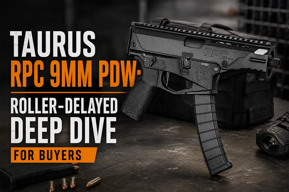 Taurus RPC 9mm PDW compact roller-delayed pistol