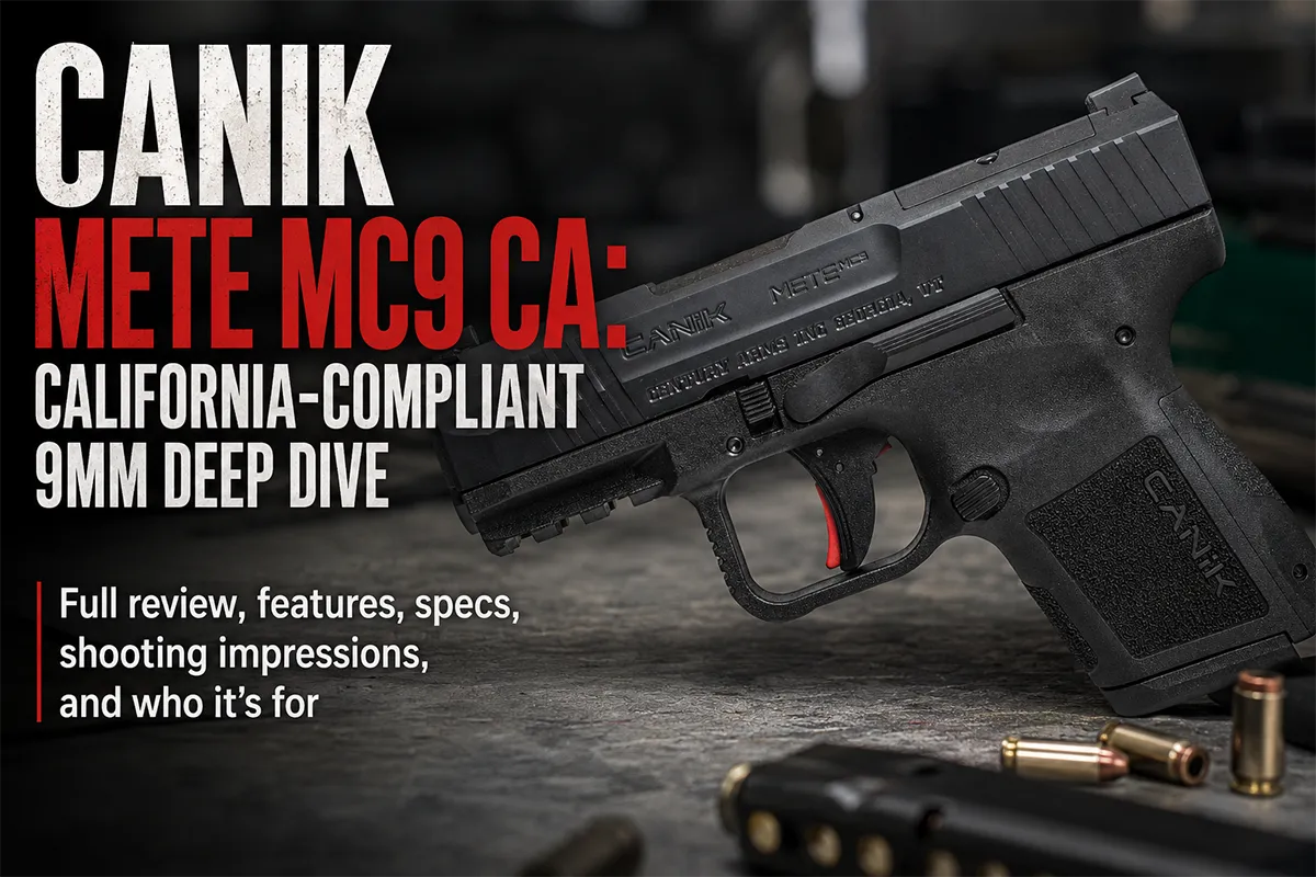 Canik Mete MC9 CA California-compliant 9mm pistol