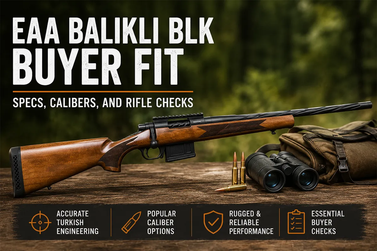 EAA Balikli BLK bolt action rifle buyer fit