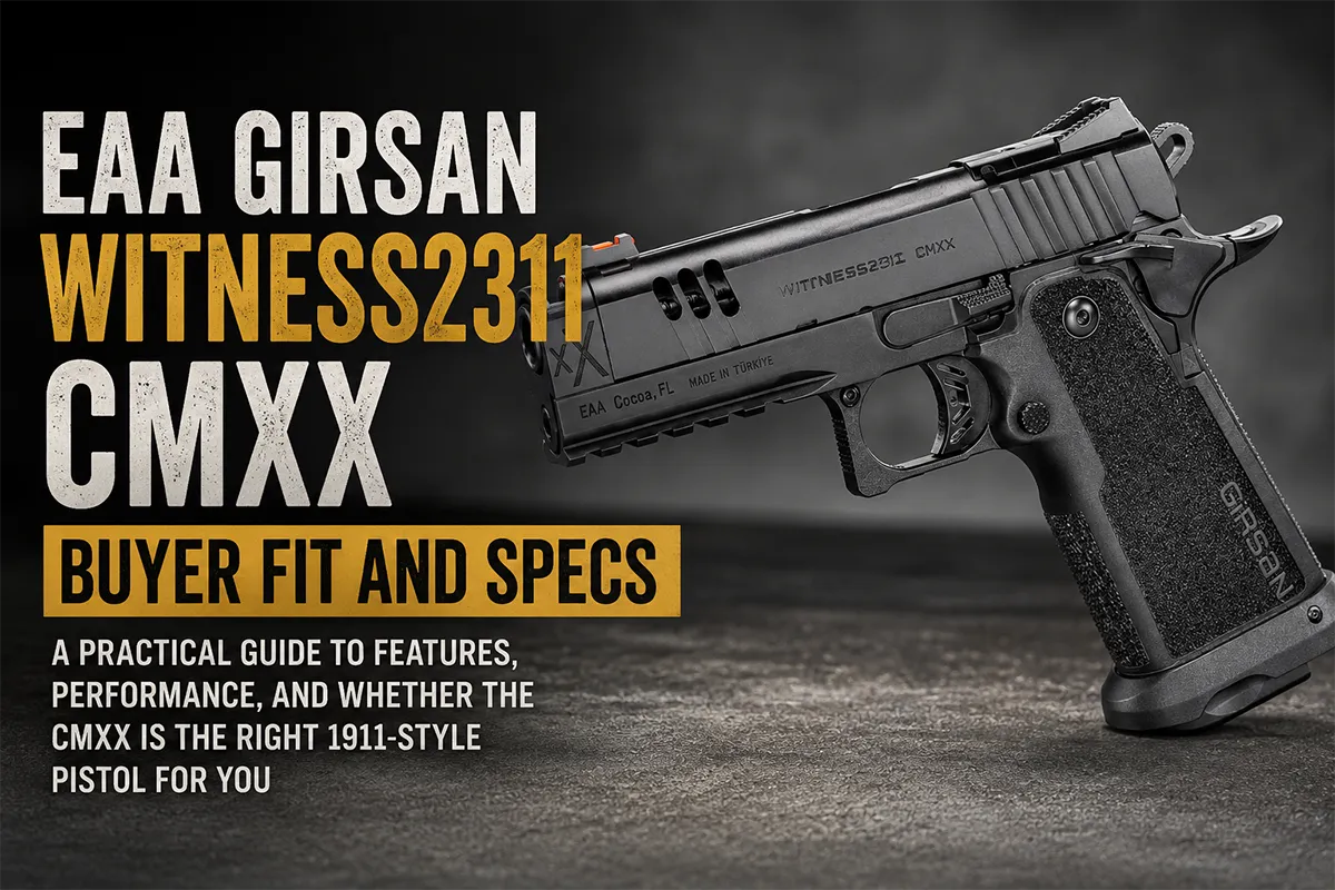 EAA Girsan Witness2311 CMXX compact compensated pistol