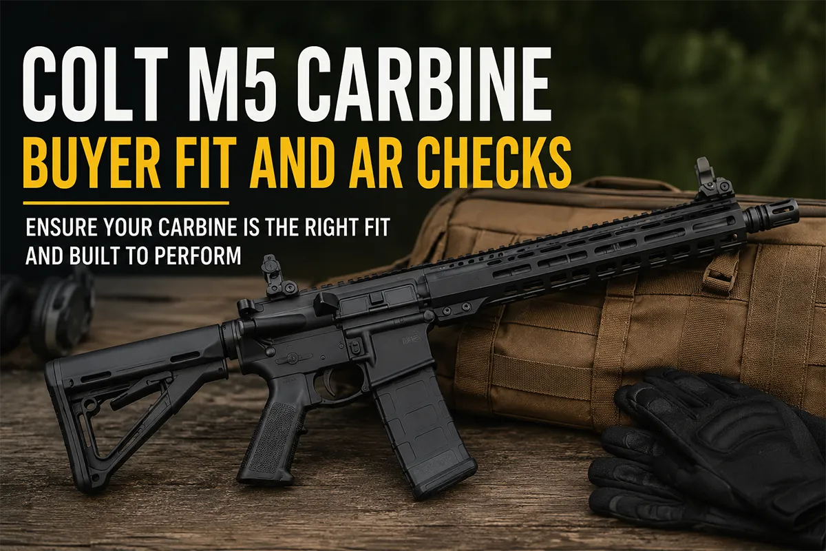 Colt M5 Carbine buyer fit rifle research checklist