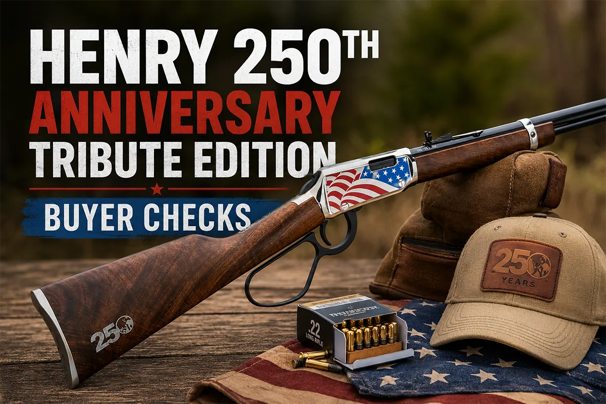 Henry 250th Anniversary Tribute Edition lever action rifles
