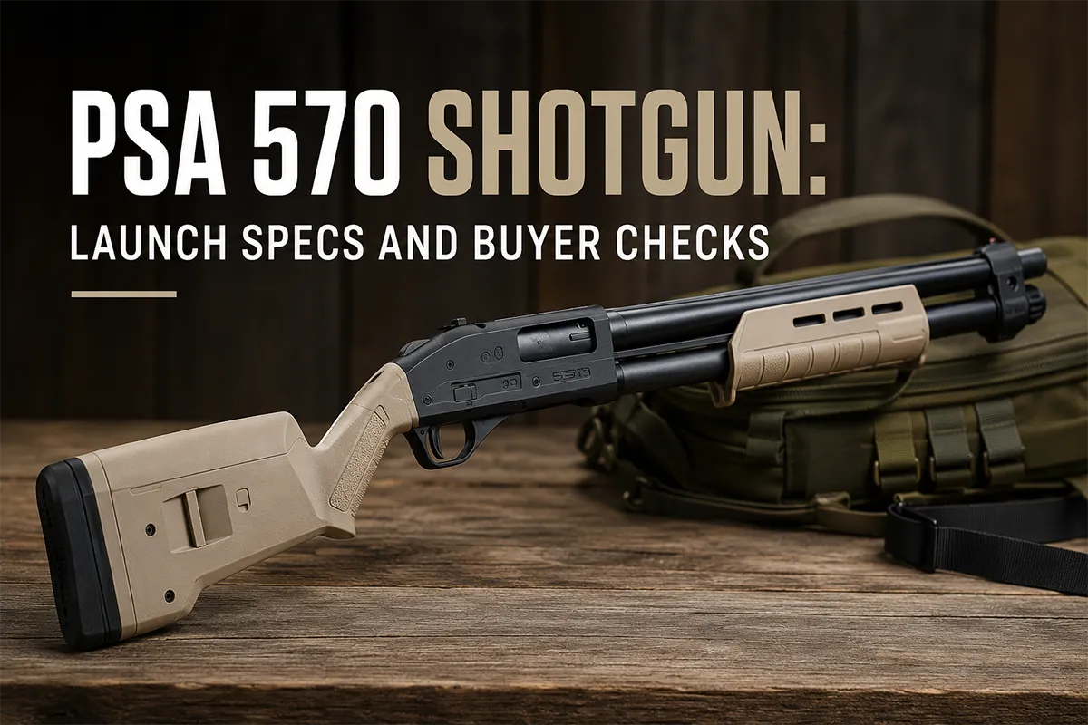 PSA 570 shotgun with modular pump-action configuration