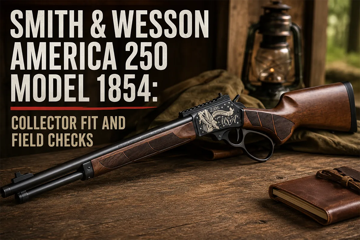 Smith & Wesson America 250 Model 1854 lever-action rifle buyer checks