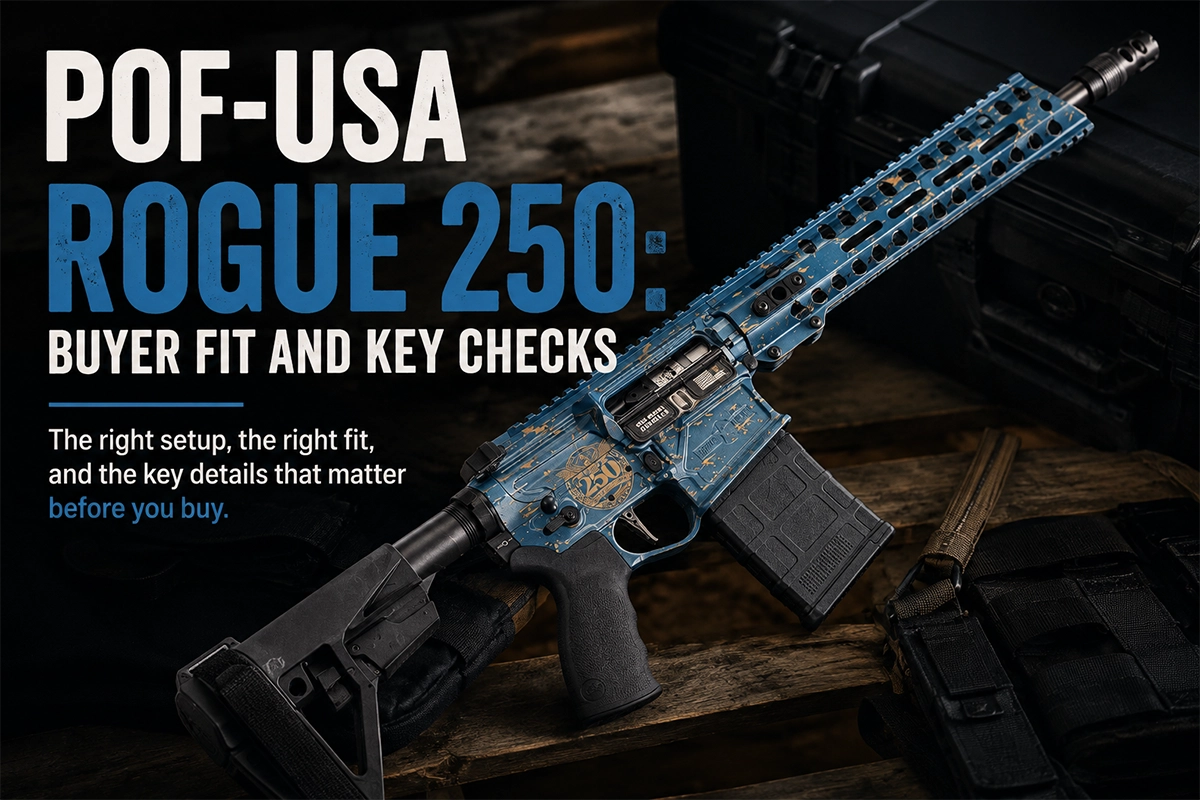POF-USA Rogue 250 lightweight .308 firearm in commemorative finish