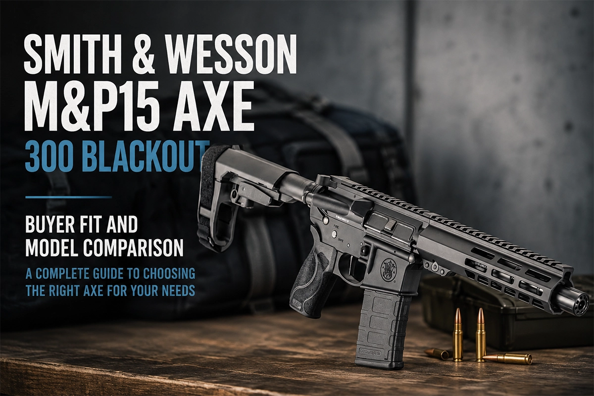 Smith & Wesson M&P15 AXE 300 Blackout pistol and SBR buyer comparison