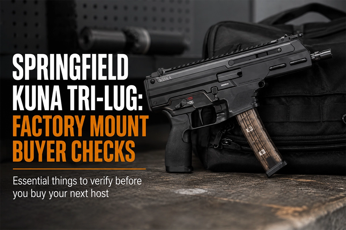 Springfield Kuna Tri-Lug 9mm pistol with factory-integrated mount