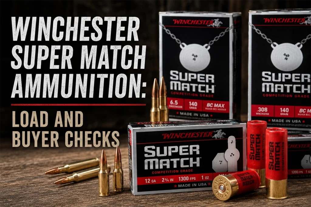 Winchester Super Match Ammunition: Load and Buyer Checks