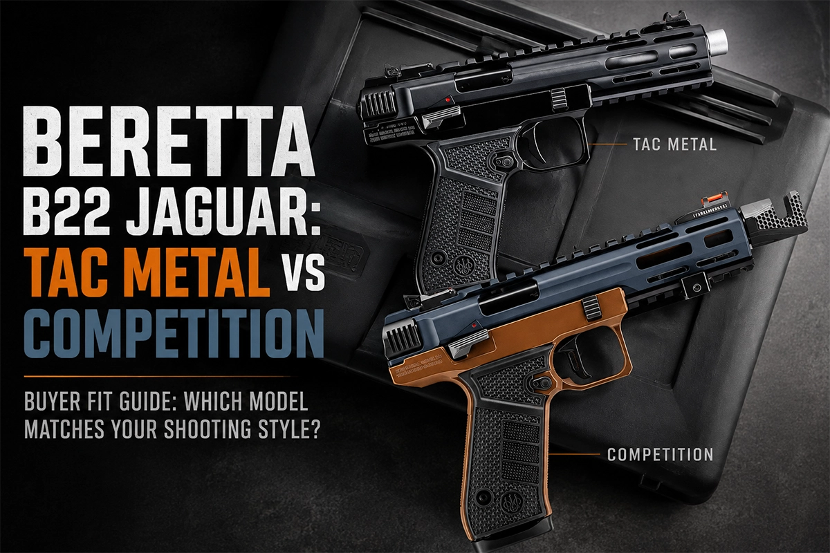 Beretta B22 Jaguar rimfire target pistol