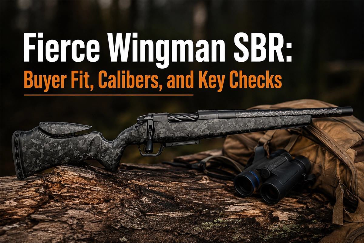 Fierce Wingman SBR compact bolt-action precision rifle