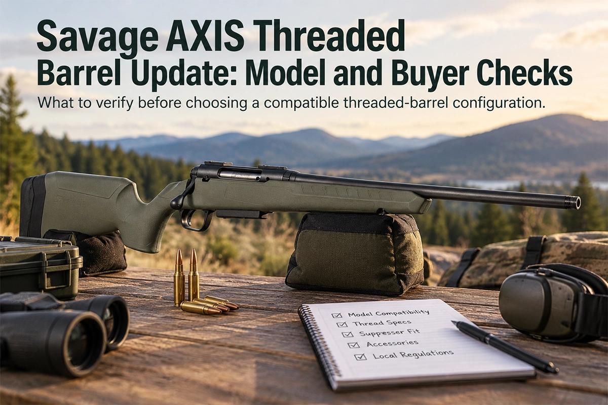 Savage AXIS threaded barrel rifle lineup for hunting research