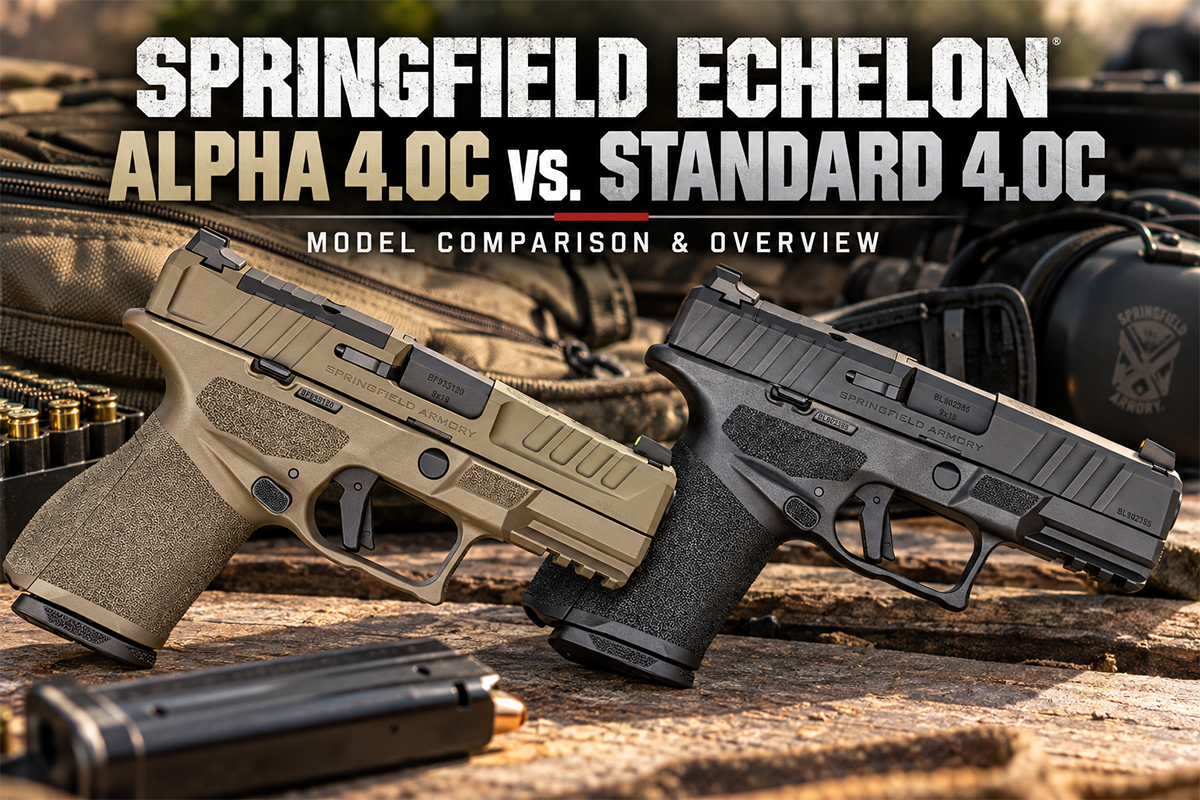 Springfield Echelon Alpha 4.0C compact 9mm pistol comparison